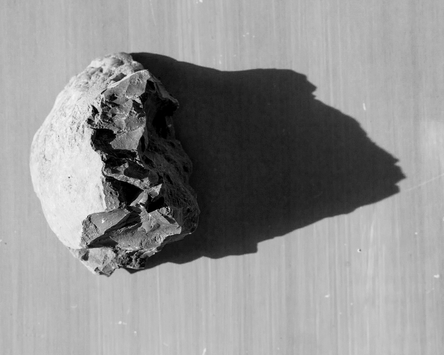 stone that is recently broken has the sharpest edges it